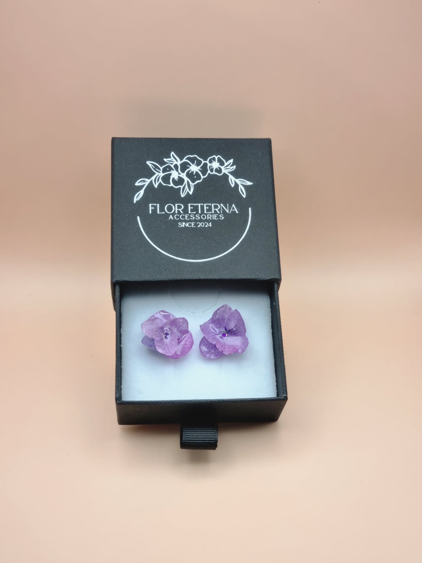 Sueño de hortensia en color morado - 01