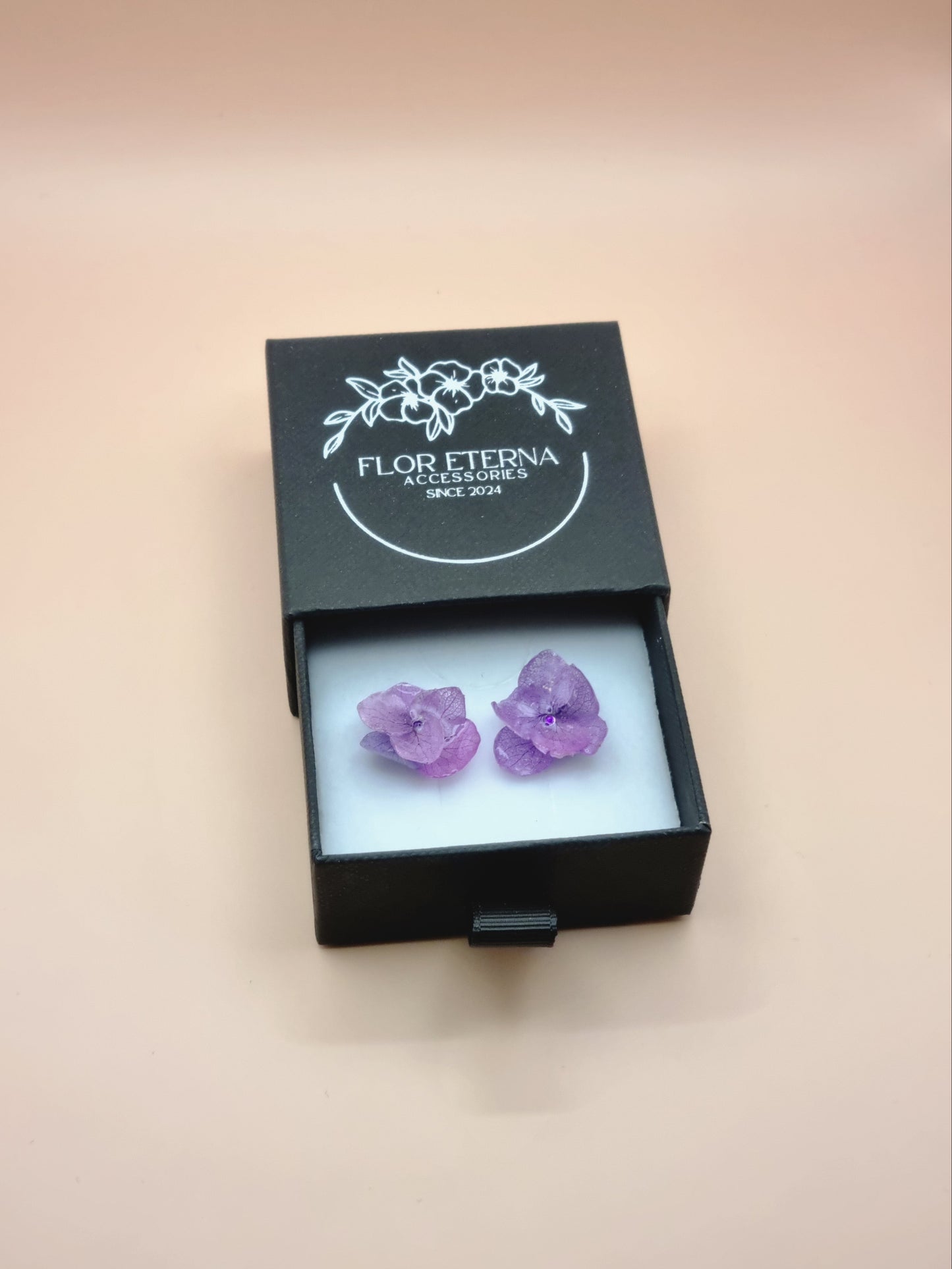 Sueño de hortensia en color morado - 01